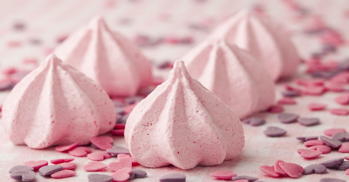 Meringue très facile à la fraise recette de Meringue très facile à la