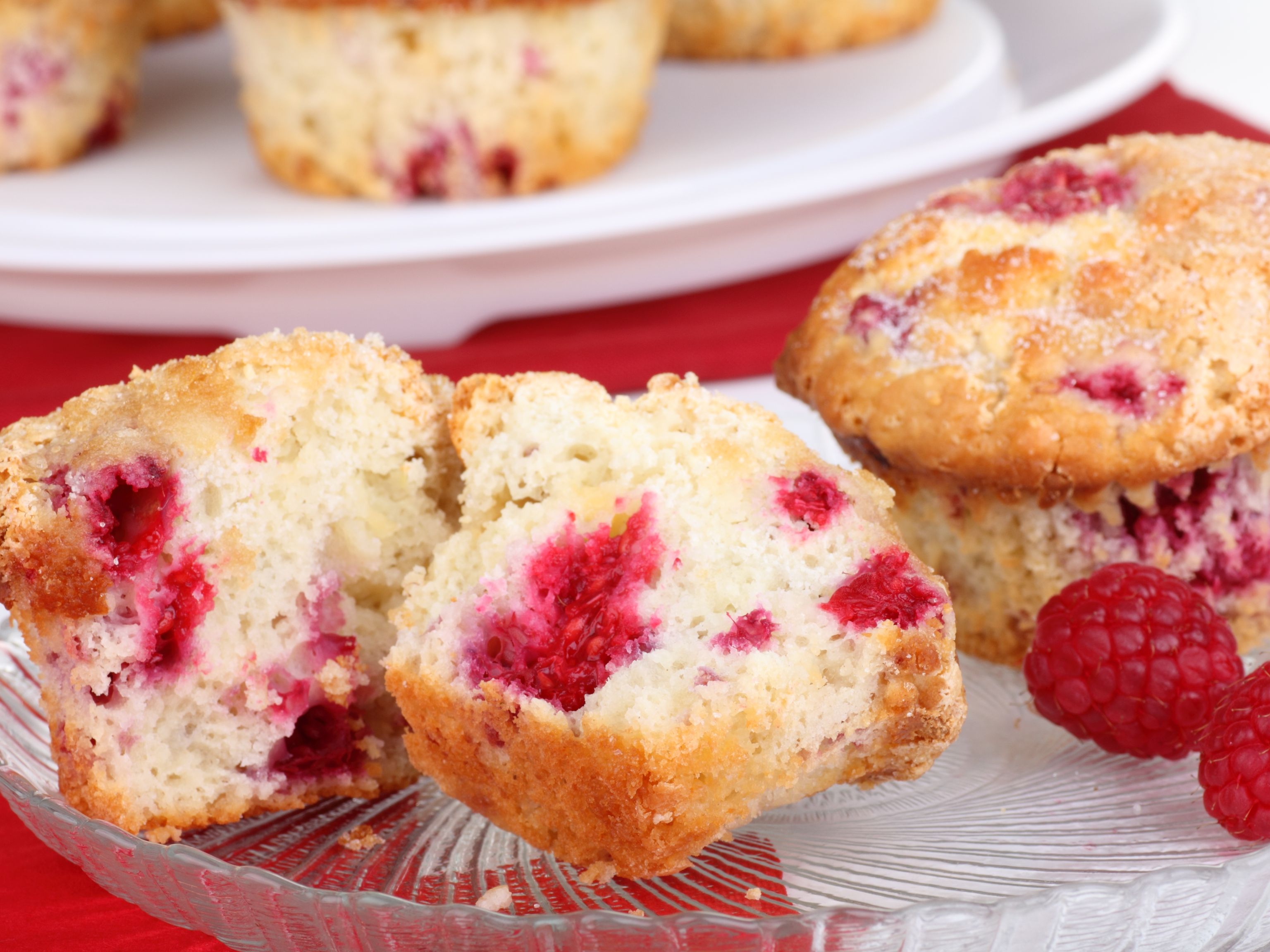Muffins à la framboise : Recette de Muffins à la framboise - Marmiton