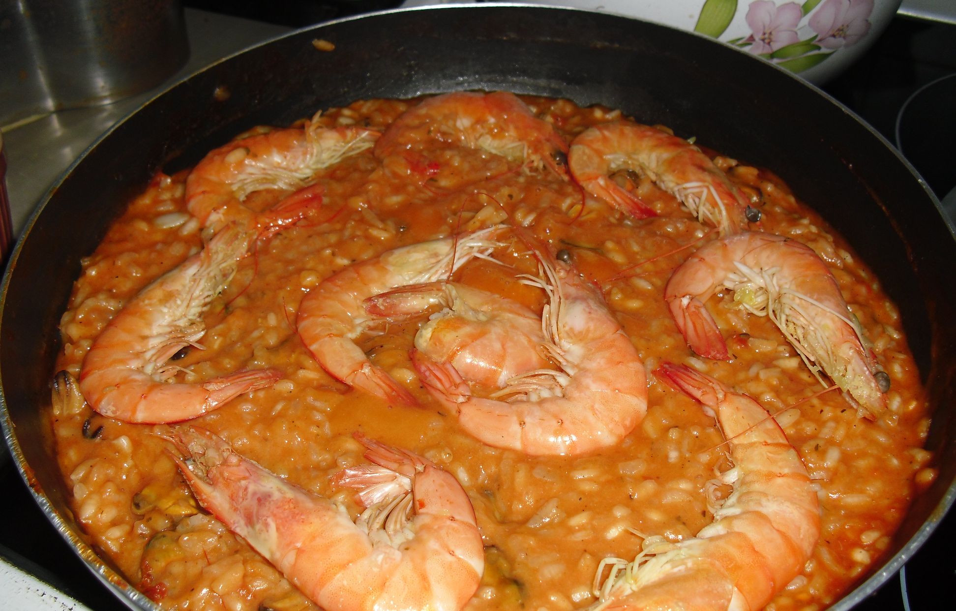 Risotto aux fruits de mer facile Recette de Risotto aux fruits de mer