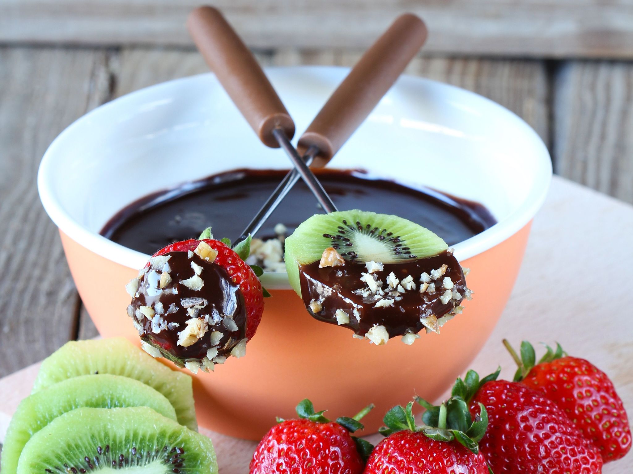 Fondue au chocolat Recette de Fondue au chocolat Marmiton