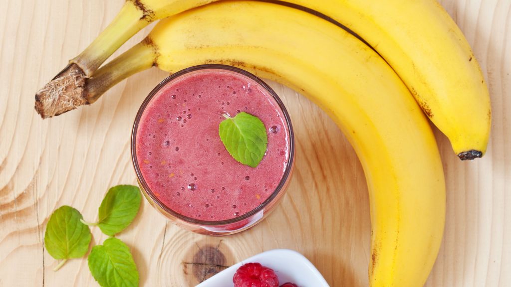 Smoothie ultra-simple banane-framboise
