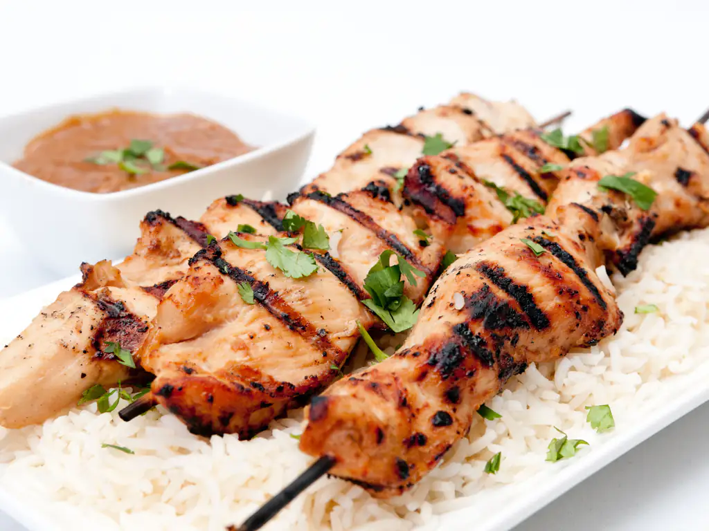 brochettes de poulet à la libanaise