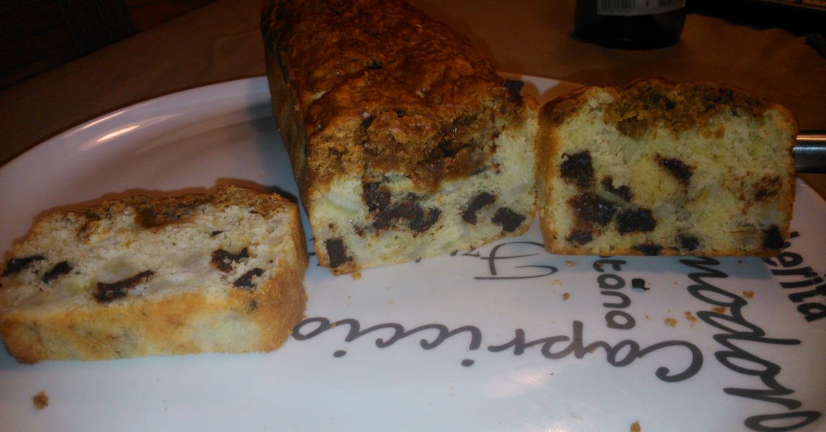 Cake aux spéculoos et à la banane recette de Cake aux spéculoos et à