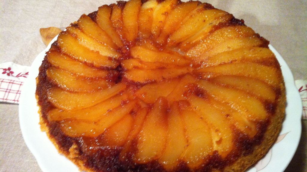 Gateau Caramelise Aux Poires Recette De Gateau Caramelise Aux Poires