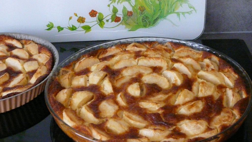 Tarte Moelleuse Aux Pommes Sans Pate Recette De Tarte Moelleuse Aux Pommes Sans Pate