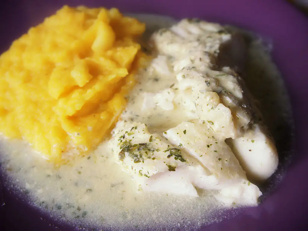 purée de potiron et pommes de terre