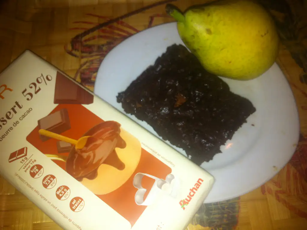 moelleux poire chocolat