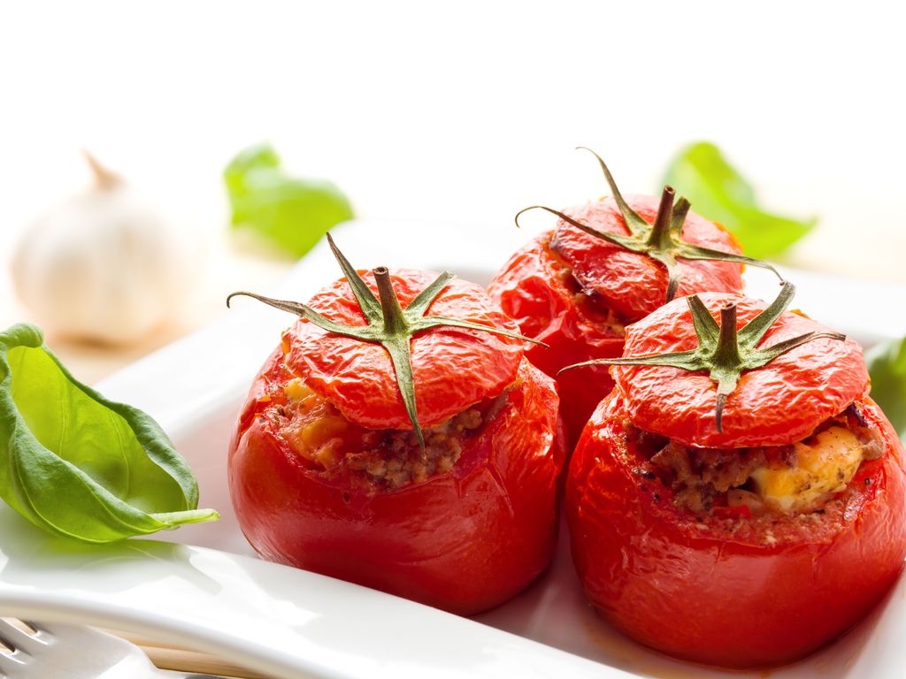 Tomates Farcies Sauce Au Basilic