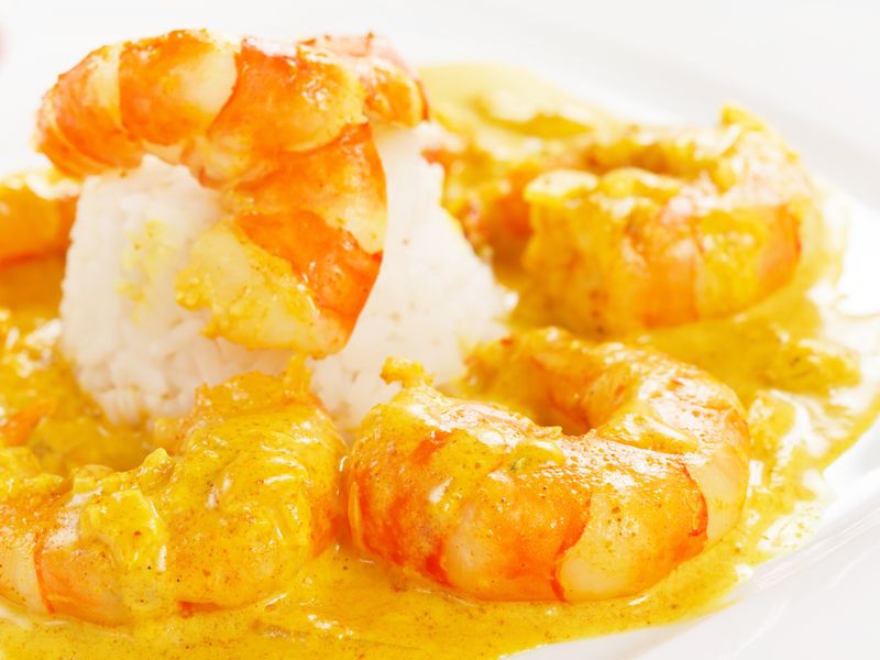 Riz Aux Crevettes Curry Et Coco Recette De Riz Aux Crevettes