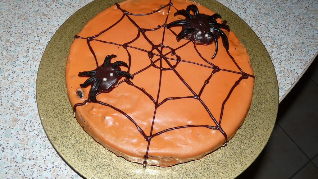 Gâteau aux araignées : Recette de Gâteau aux araignées