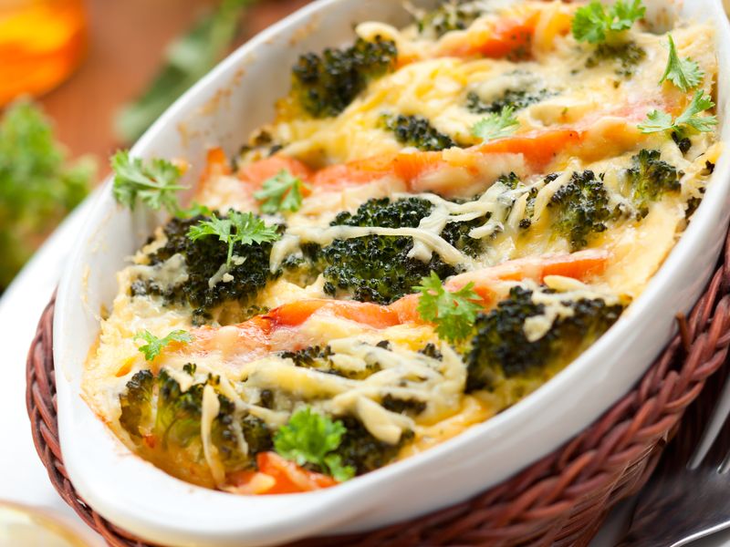 Gratin De Saumon Aux Brocolis Et Aux Pommes De Terre Recette De