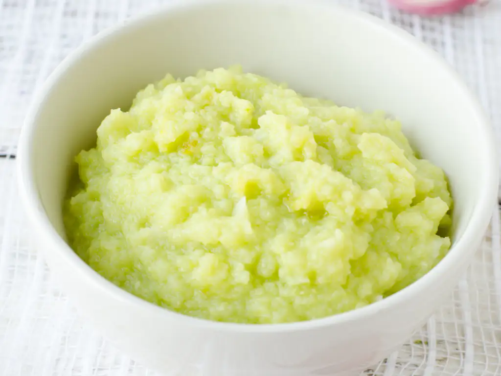 purée de courgette