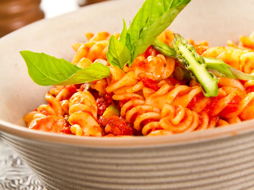 pasta alla caprese (pâtes tomates mozzarella)