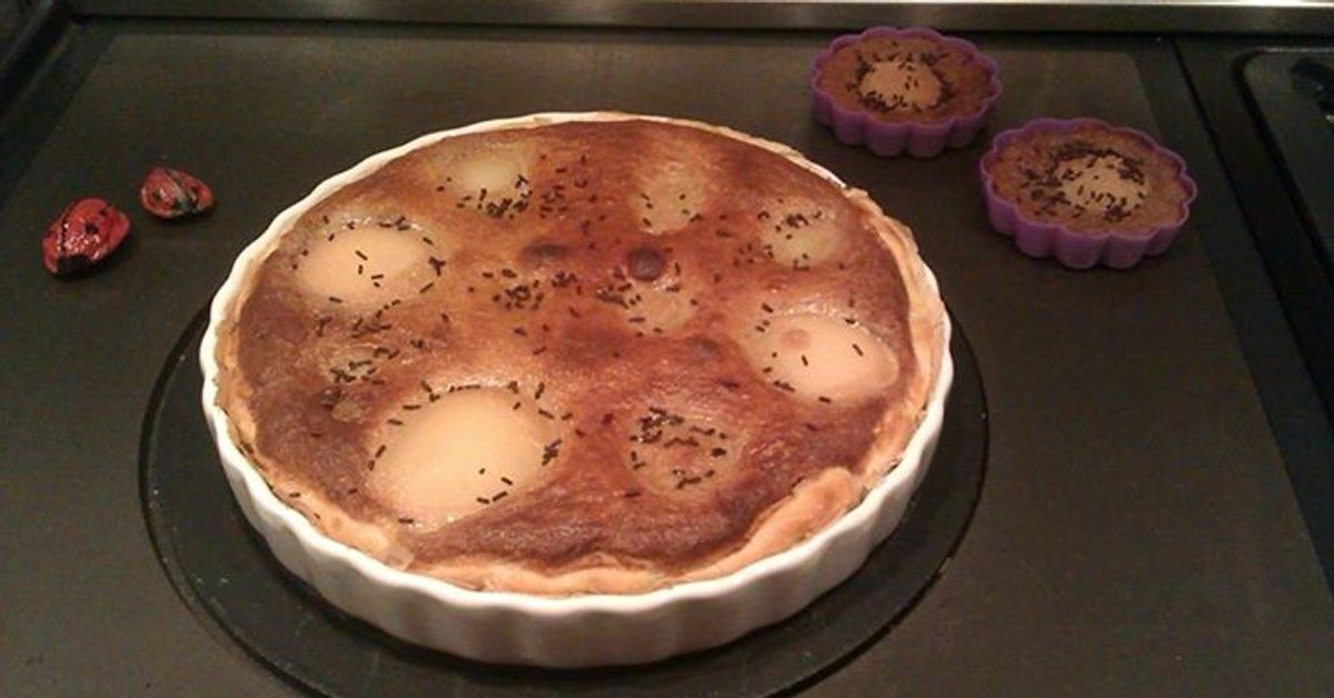 Tarte Amandine Poires Chocolat