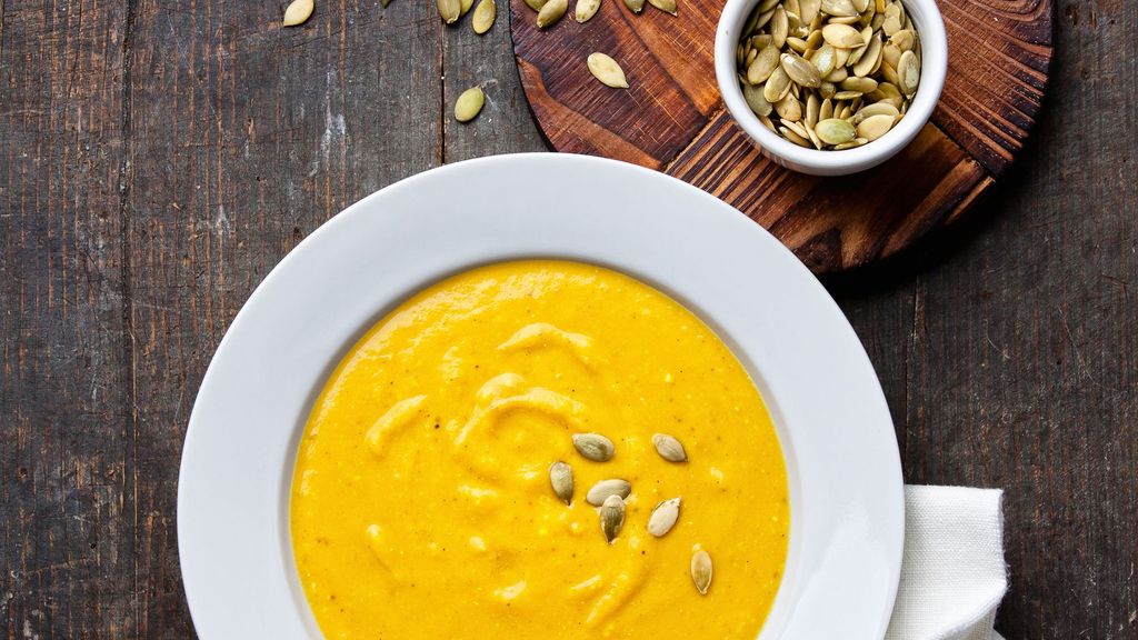 Soupe de potimarron au lait de coco