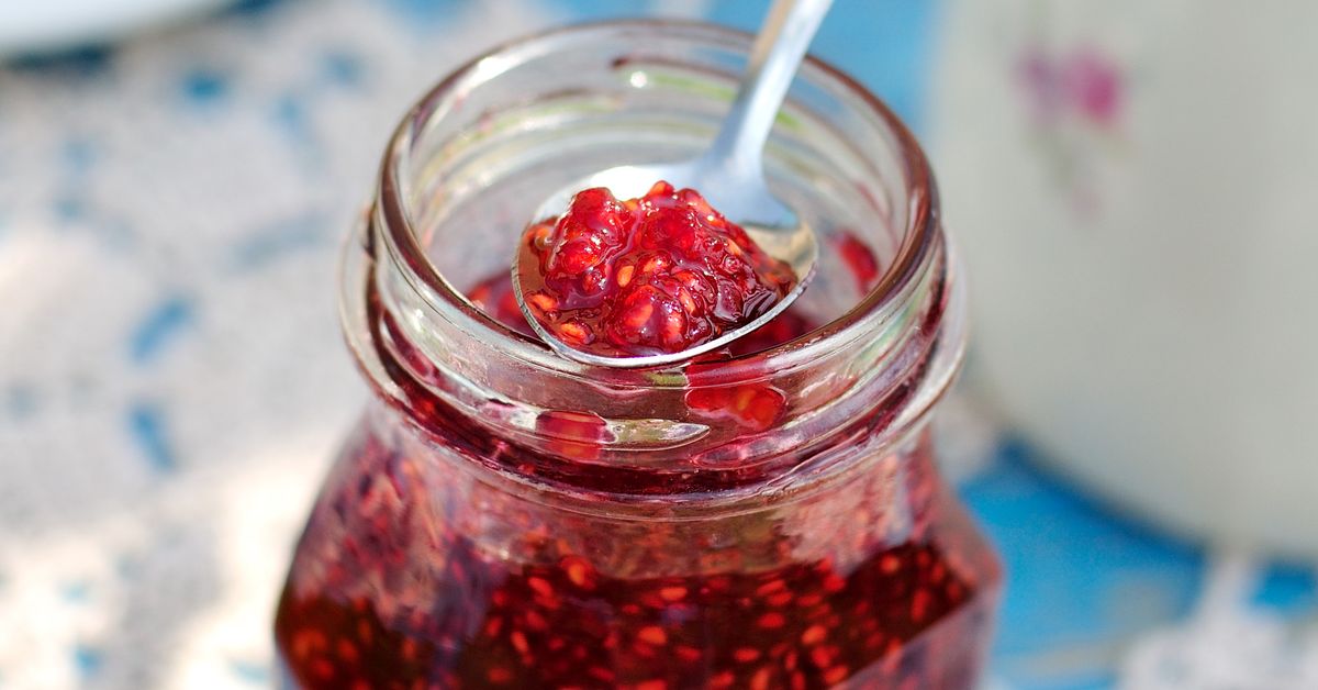 Confiture framboises/groseille recette de Confiture framboises/groseille