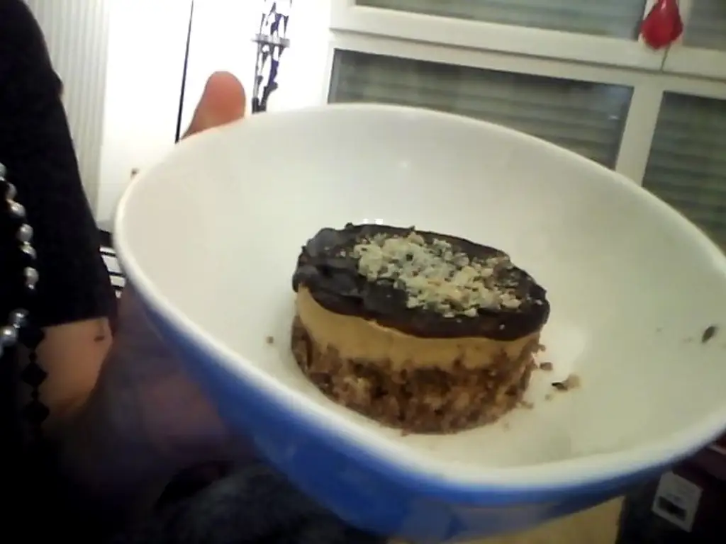 cheesecake sans cuisson caramel noisettes et chocolat individuel