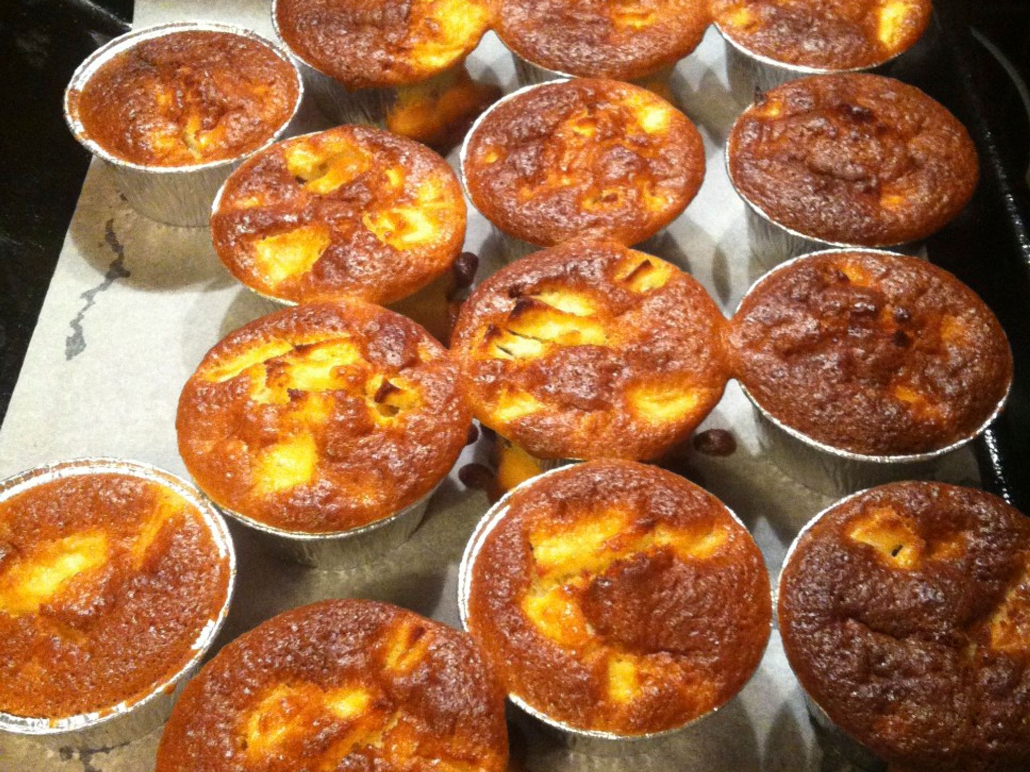 Muffin pomme et chocolat riz soufflé Recette de Muffin pomme et