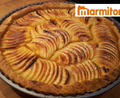 Tarte Aux Pommes Et Raisins Secs Façon Dominouche : Recette De Tarte ...