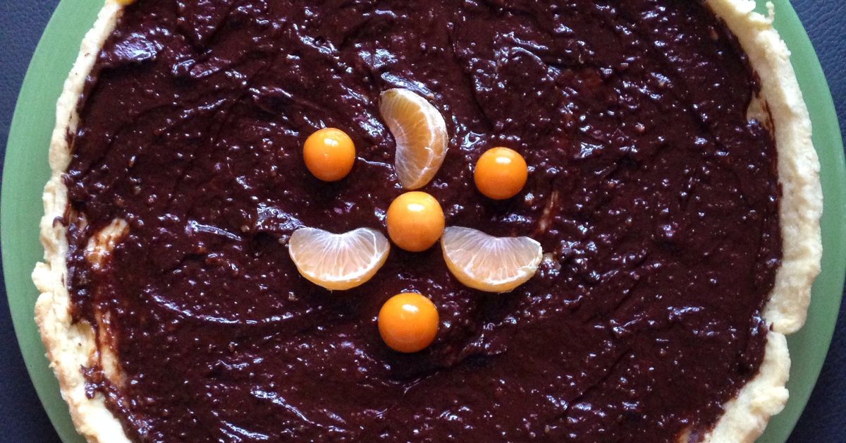 Tarte clémentine et chocolat recette de Tarte clémentine et chocolat