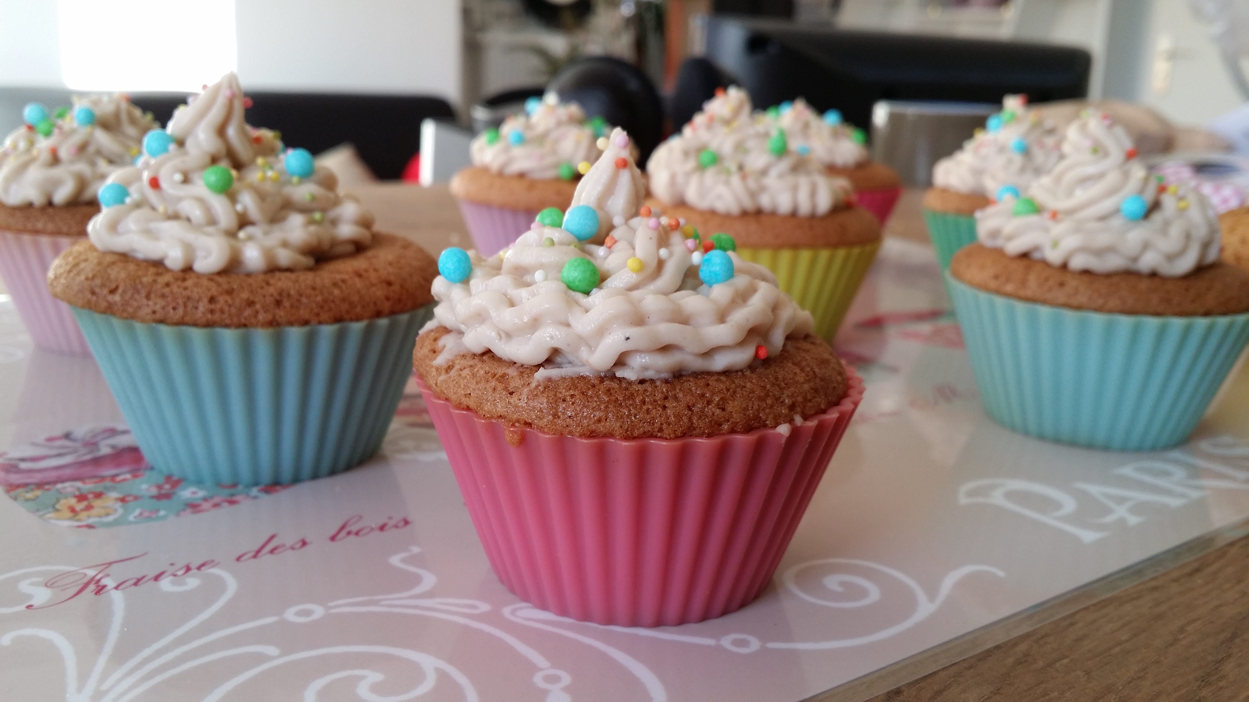 Cupcakes Coeur De Marron Recette De Cupcakes Coeur De Marron Marmiton