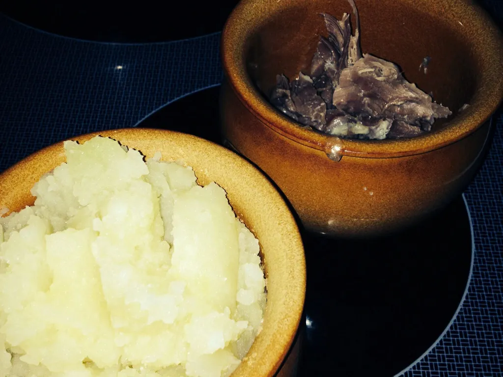 hachis parmentier au confit de canard