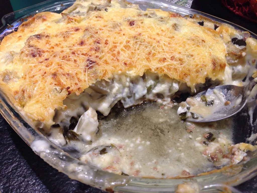gratin de blettes à la viande