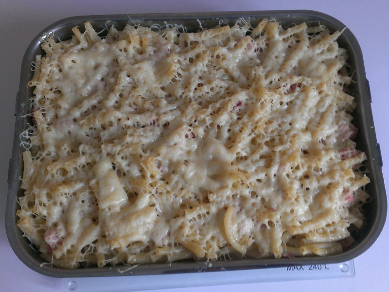 Gratin De Pates Au Jambon Et A La Moutarde Recette De Gratin De