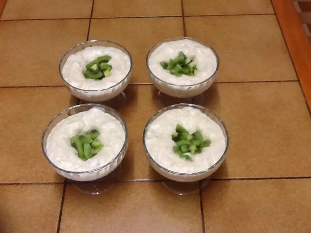 mousse de banane au rhum