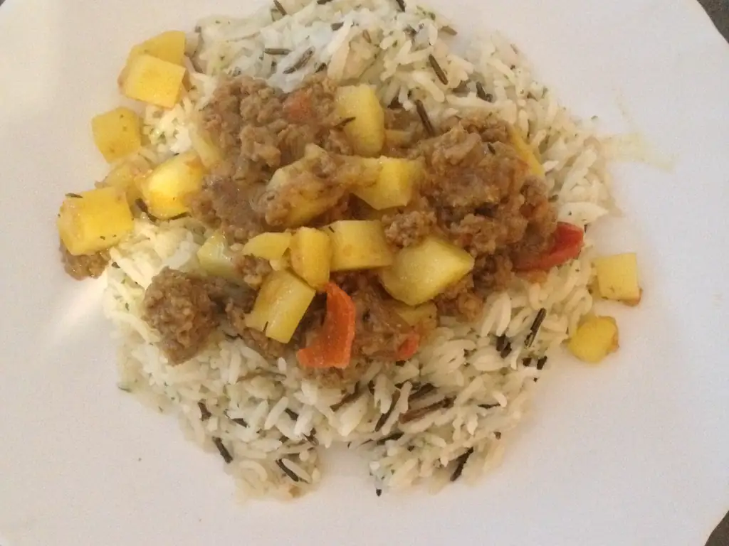 kimo (plat malgache au boeuf)