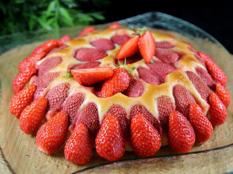 Gateau Au Yaourt Aux Fraises Recette De Gateau Au Yaourt Aux Fraises