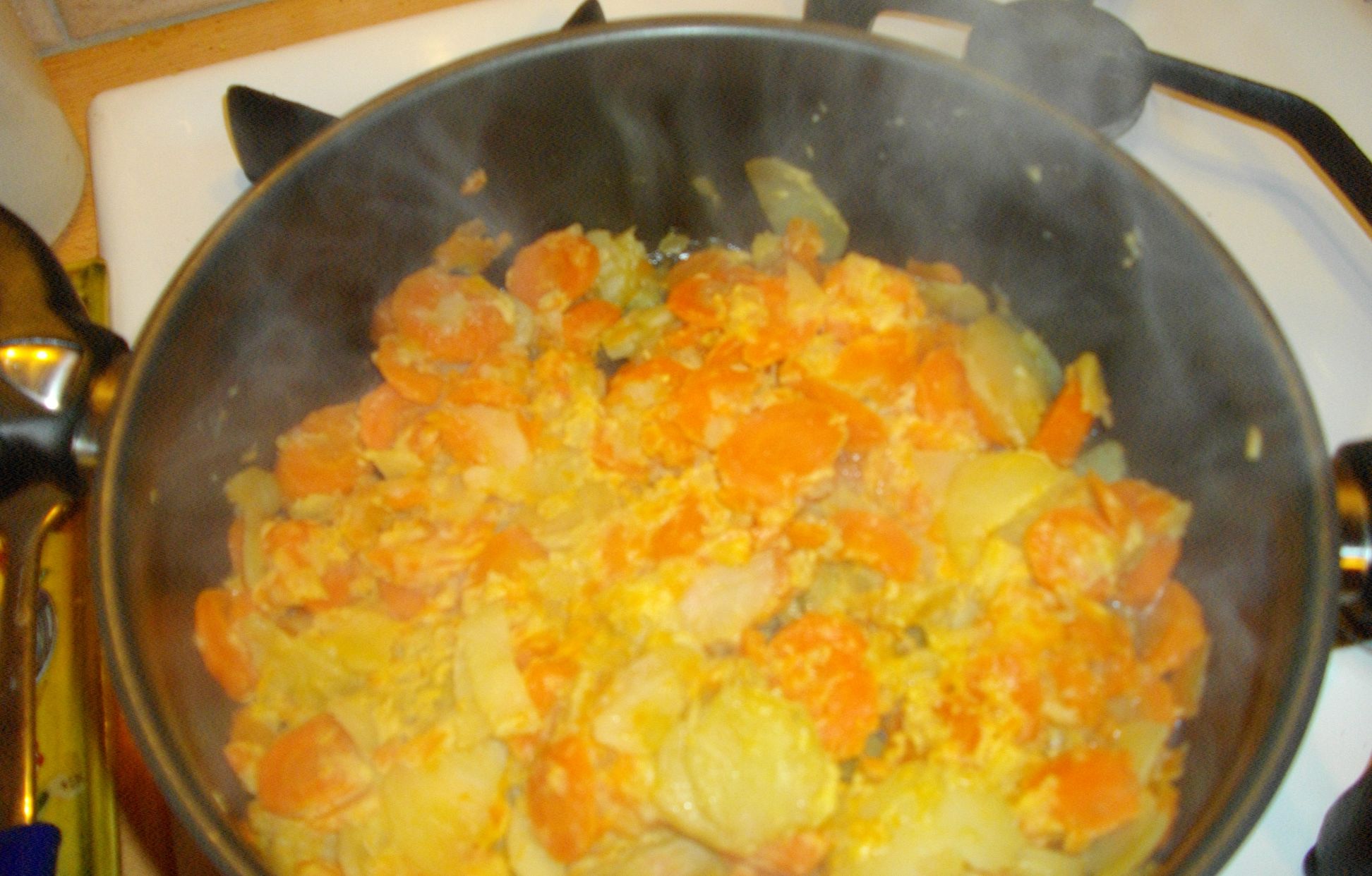 Potée de carottes et pommes de terre à la moutarde : Recette de Potée