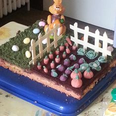 Gâteau jardin de Pâques