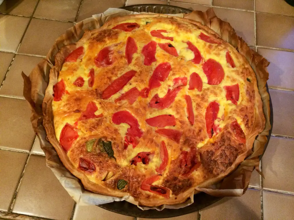 quiche au gouda