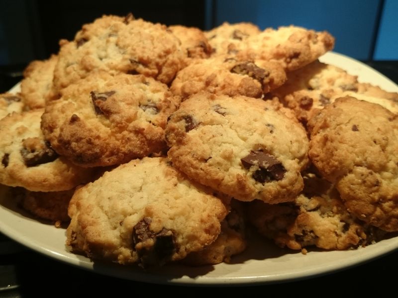 Cookies Chocolat Noix De Coco Recette De Cookies Chocolat