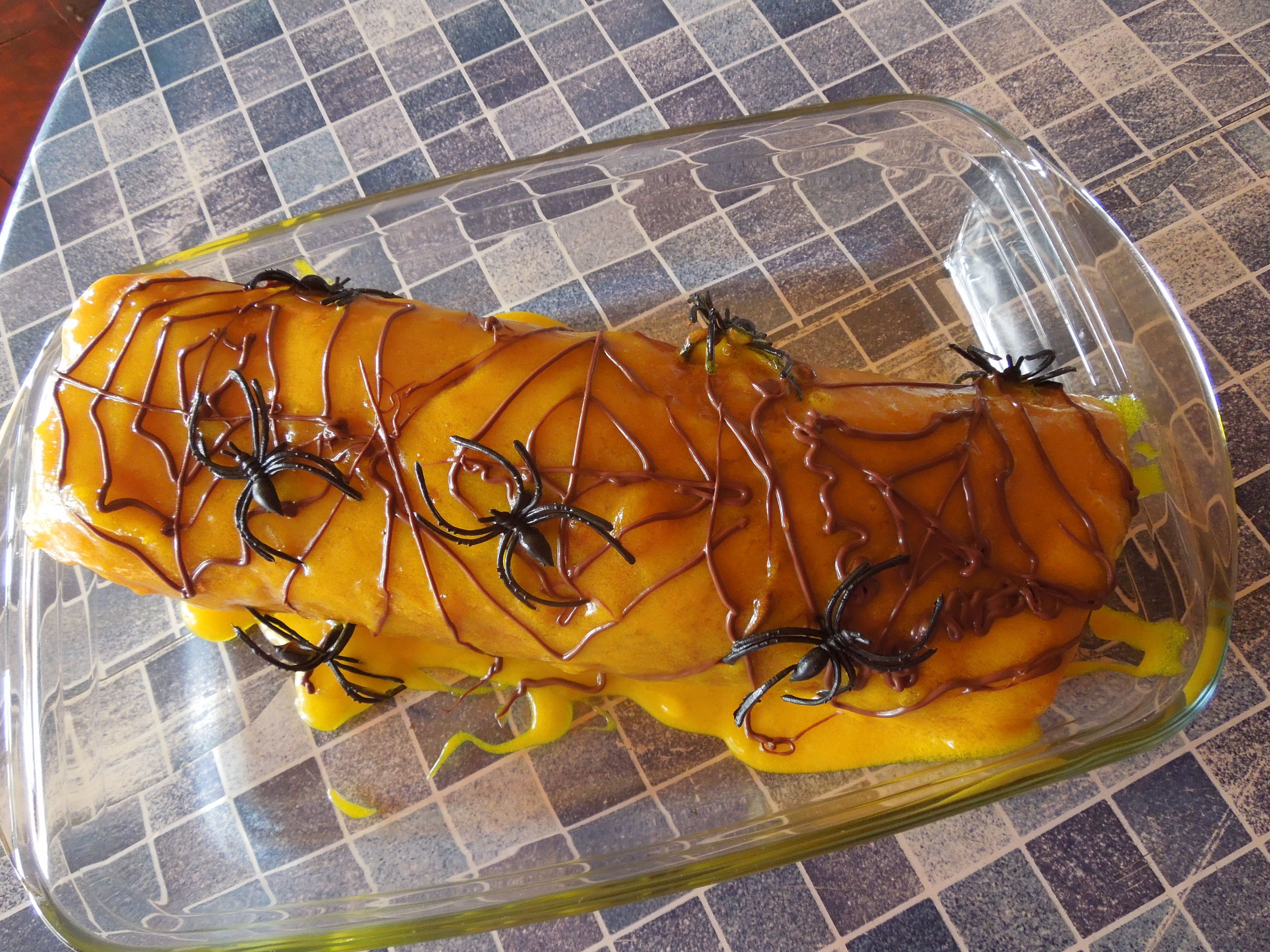 Gâteau araignée d'Halloween : Recette de Gâteau araignée d'Halloween