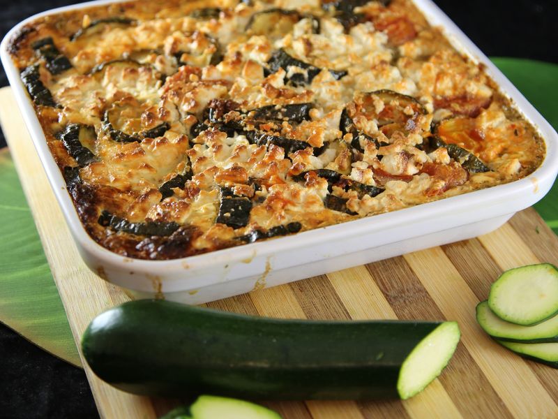 Gratin De Courgettes à La Grecque Recette De Gratin De