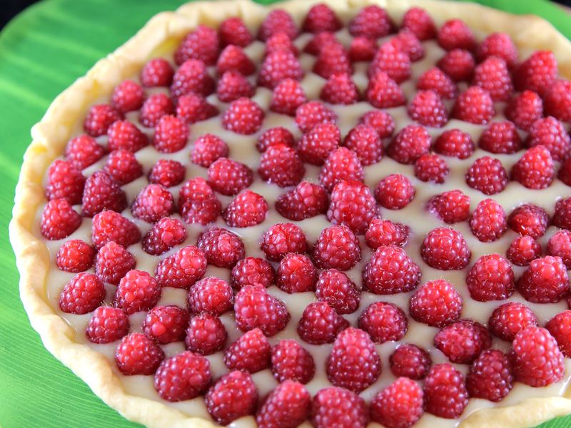 Tarte Au Chocolat Blanc Et Framboises Recette De Tarte Au