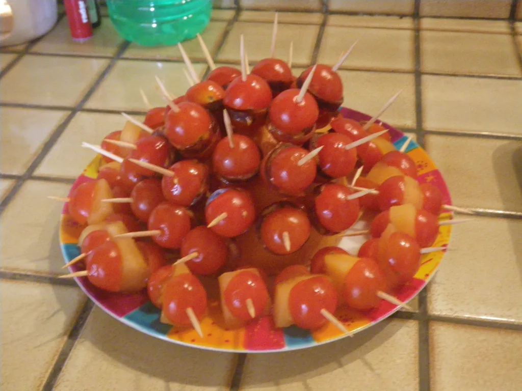 tomates cerise pour l'apéritif