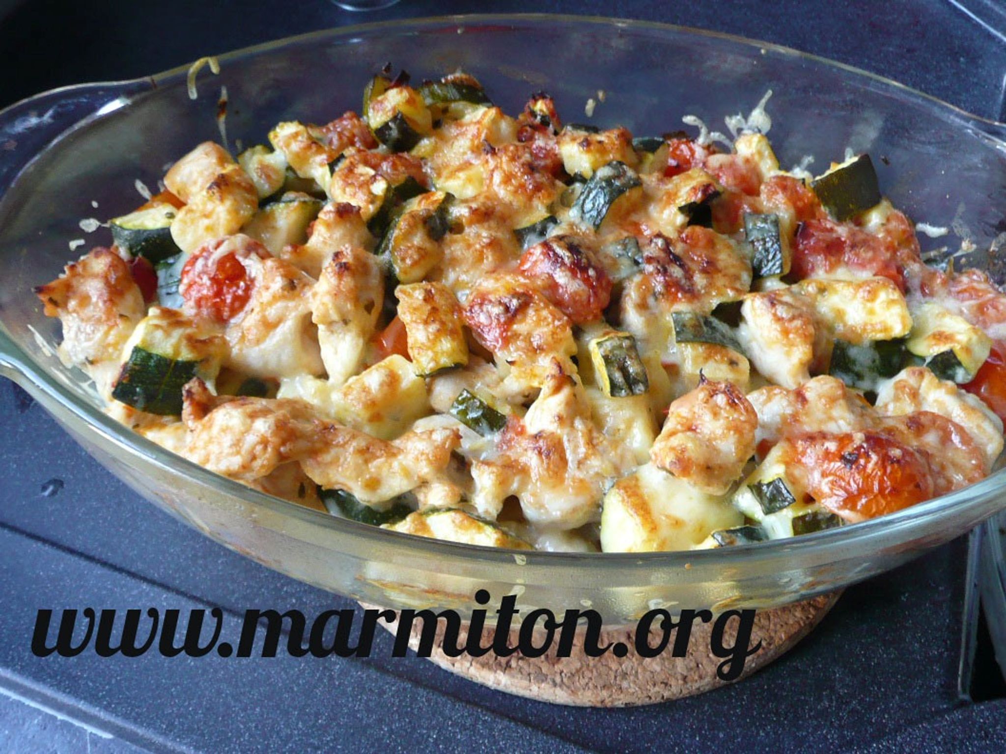 Gratin De Pâtes Au Poulet Et Courgettes : Recette De Gratin De Pâtes Au ...