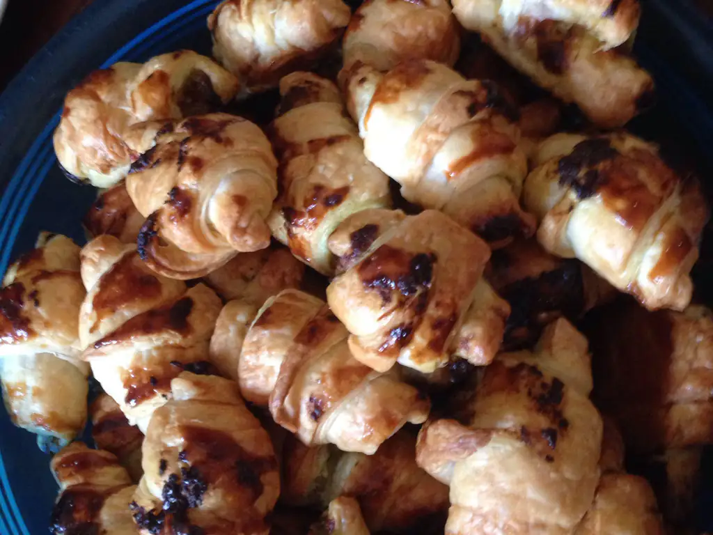 croissants pesto jambon