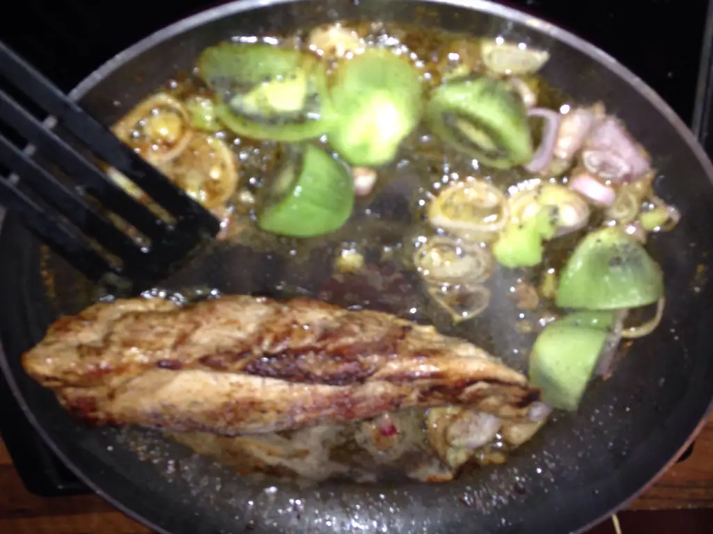 filet mignon au kiwis