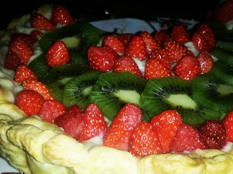 Tarte Aux Fraises Et Aux Kiwi De Catherine Recette De Tarte Aux Fraises Et Aux Kiwi De Catherine