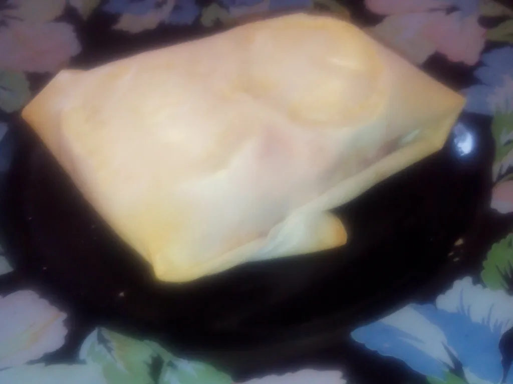brick au chèvre, jambon, tomate et persil (light)