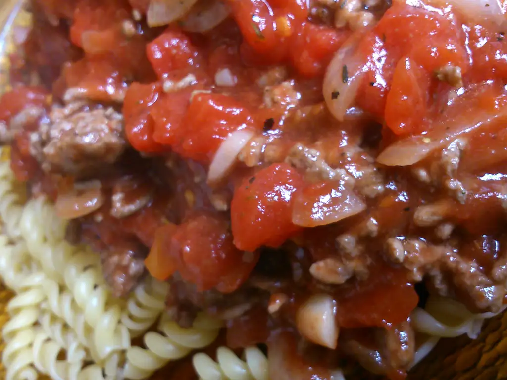 spaghettis à la bolognaise allégées