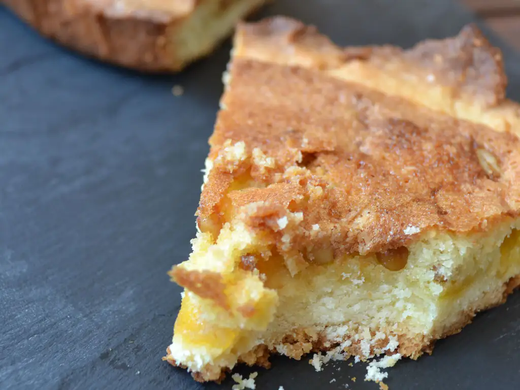 tarte aux pignons et aux amandes