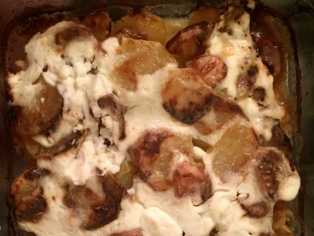 gratin dauphinois au roquefort