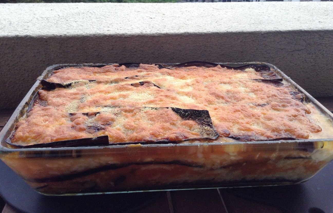 Lasagne auberginerisotto Recette de Lasagne auberginerisotto Marmiton