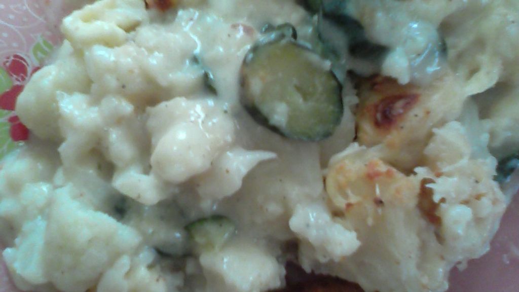 Gratin De Choux Fleurs Et Courgettes Recette De Gratin De Choux Fleurs Et Courgettes Marmiton