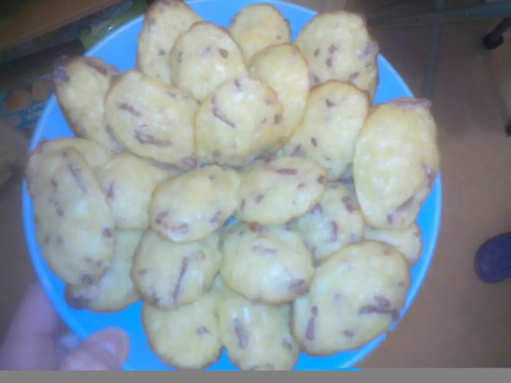 madeleines oignons bacon